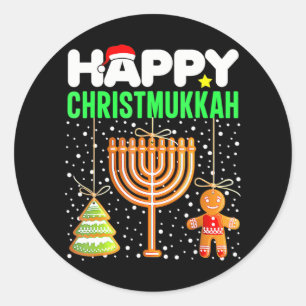 Adesivo Feliz Natal Judeu Hanukkah