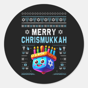 Adesivo Feliz Natal Judeu Hanukkah Chanu