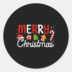 Adesivo Feliz Natal Luzes Santa Hat Família Xmas Homens W