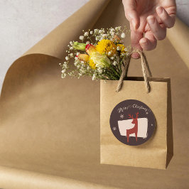 Adesivo Feliz Natal, meu veado