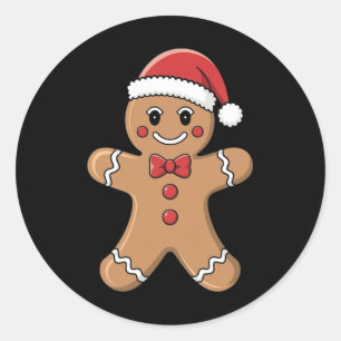 Adesivo Feliz Natal Mulheres Gingerães Papais noeis Pijama