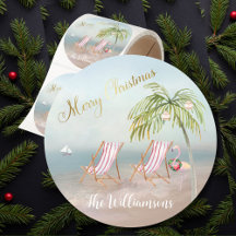 Feliz Natal na Praia Sobrenome 