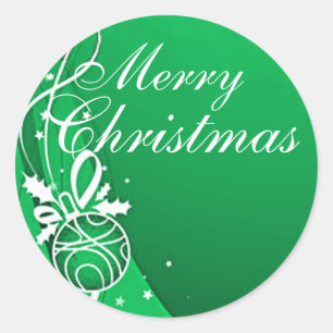 Adesivo FELIZ NATAL no VERDE por SHARON SHARPE
