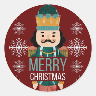 Adesivo Feliz Natal Nutcracker