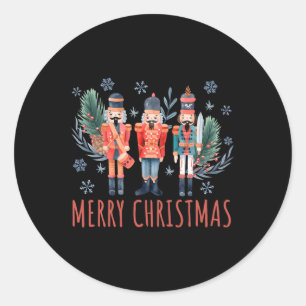 Adesivo Feliz Natal Nutcracker Balé Festivo Xmas Men