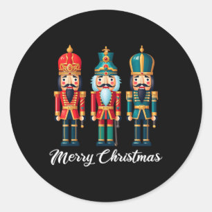 Adesivo Feliz Natal Nutcracker Balé Festivo Xmas Men