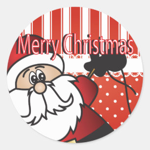 Adesivo Feliz Natal Papai Noel