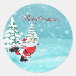 Adesivo Feliz Natal, Papai Noel Bonzinho