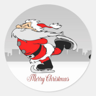 Adesivo Feliz Natal, Papai Noel Branco