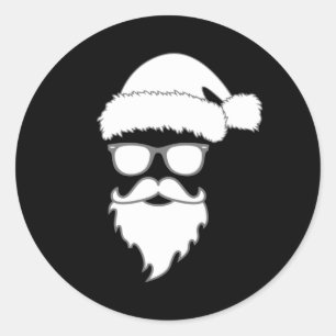 Adesivo Feliz Natal Papai Noel Ideia de Presente Engraçad