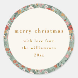 Adesivo Feliz Natal para a Banda Verde do Sábio