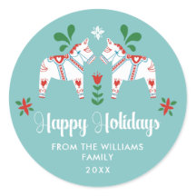 Feliz Natal para o Dala Horse Folk