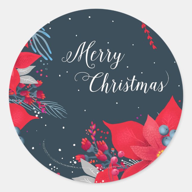 Adesivo Feliz Natal para os Stickers (Frente)