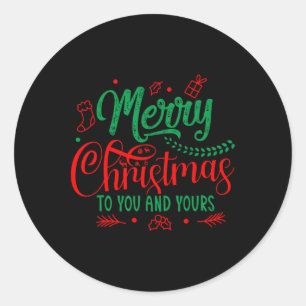 Adesivo Feliz Natal para você e seu