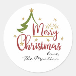 Adesivo Feliz Natal Personalizado