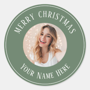 Adesivo Feliz Natal personalizado para as cartas