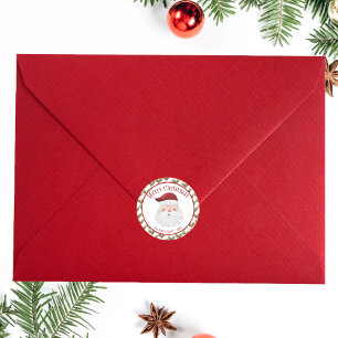 Adesivo Feliz Natal Red Papai Noel