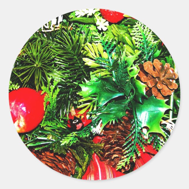 Adesivo Feliz Natal_ Sticker (Frente)