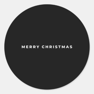 Adesivo Feliz Natal Sutil Mínimo Festa de Férias Engraçada