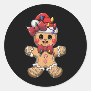 Adesivo Feliz Natal Tee Gingercake Papais noeis pijamas Gi