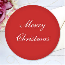 Feliz Natal Texto Personalizado Simples Vermelho C