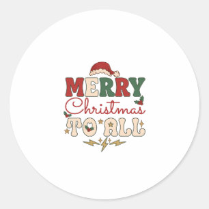 Adesivo Feliz Natal Todos Chapéu de Papai Noel Estrelas Re