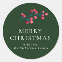 Feliz Natal Verde Personalizado Família
