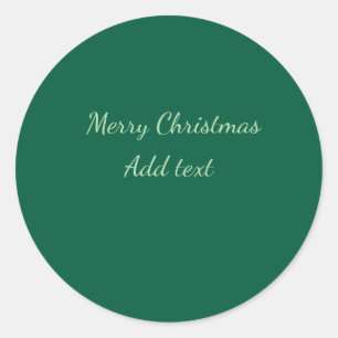 Adesivo Feliz Natal verde plano fundo solo feriado