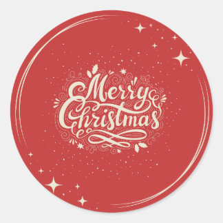 Adesivo Feliz Natal Vermelho