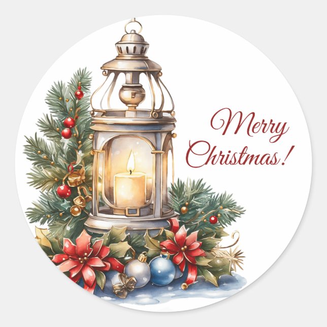 Adesivo Feliz Natal Vinyl Sticker (Frente)