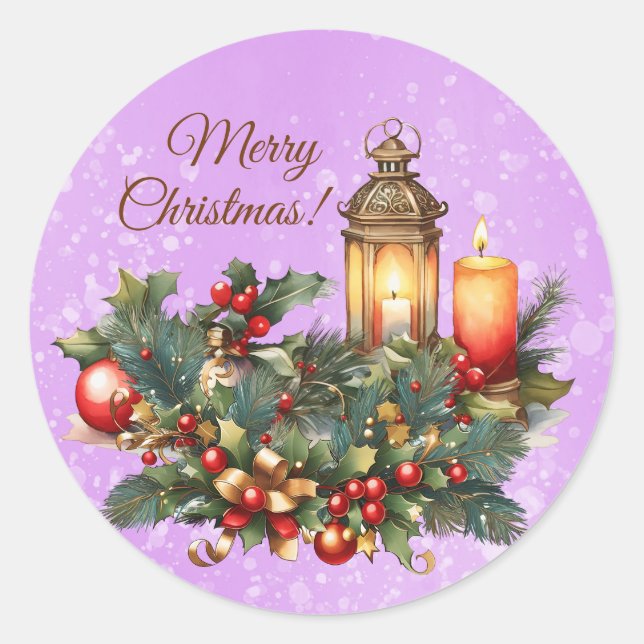 Adesivo Feliz Natal Vinyl Sticker (Frente)