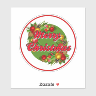 Adesivo Feliz Natal Vinyl Sticker