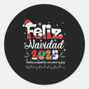 Adesivo Feliz Navidad 2025 Matching Family Christm