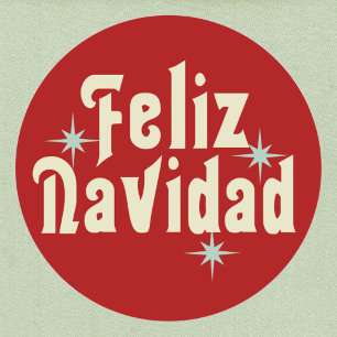 Adesivo Feliz Navidad Espanhola