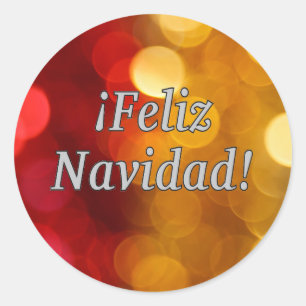 Adesivo ¡ Feliz Navidad! Feliz Natal no wf espanhol