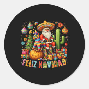 Adesivo Feliz Navidad Mexicana Engraçados Papais noeis De 