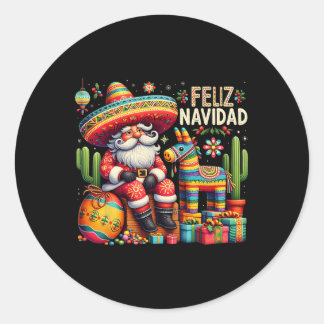 Adesivo Feliz Navidad Mexicana Engraçados Papais noeis De 