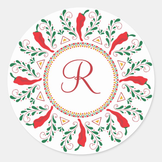 Adesivo Feliz Navidad Red Chile Pepper (Frente)