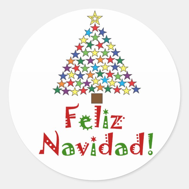 Adesivo Feliz Navidad Sticker (Frente)
