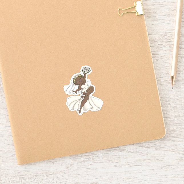 Adesivo Feliz Noiva 02 (Notebook)