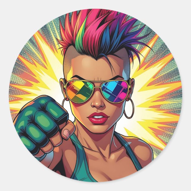 Adesivo Feliz Orgulho! Lgbtqia+ Mês (Frente)