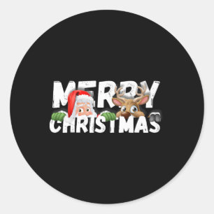 Adesivo Feliz Papai noel de Natal