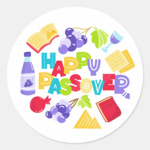 Adesivo Feliz Páscoa Judaica