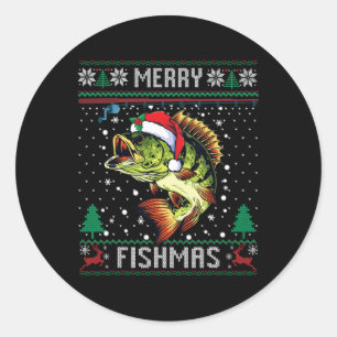 Adesivo Feliz Peixes Natal P Peixes Pesca Natal Suéter Fei