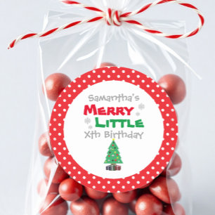 Adesivo Feliz pequeno aniversário