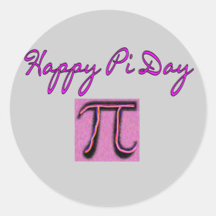Adesivo Feliz Pi Day — Artsy
