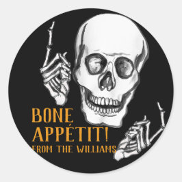 Adesivo Feliz piada de Halloween