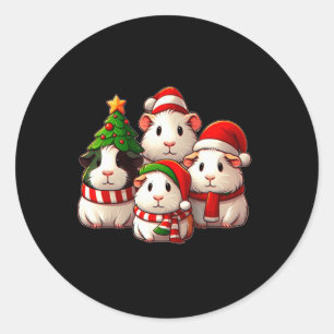 Adesivo Feliz Pigmas Natal Guiné Porco Fazenda