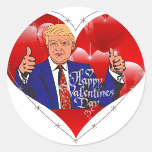 Adesivo feliz porteiro de donald dia dos namorados