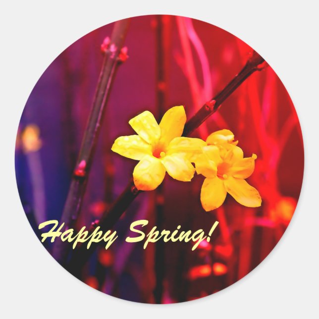 Adesivo Feliz Primavera (Frente)